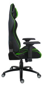 Herní židle RACING ZK-030 černo-zelená