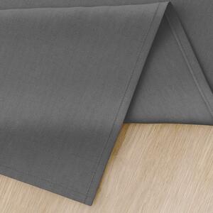 Goldea běhoun na stůl 100% bavlněné plátno - tmavě šedý 35x140 cm