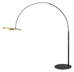 BIG WHITE (SLV) ONE BOW FL stojací lampa černá/mosaz 20 W 1200/1200 lm 2700/3000 K CRI90 140st. 1006350