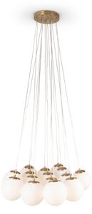 Brilagi - Lustr na lanku GLOBE 15xE14/15W/230V bílá