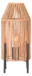 LABEL51 Stolní lampa Ibiza - černé mangové dřevo