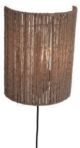 Nástěnná lampa gazuto 32 cm přírodní