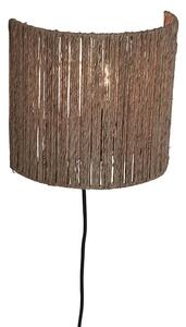 Nástěnná lampa gazuto 22 cm přírodní