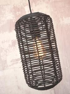 Stropní lampa tanami 35 cm černá
