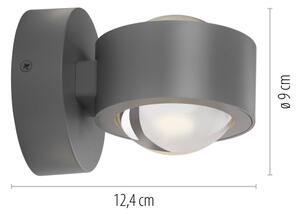 Schöner Wohnen 19331-21 - LED Nástěnné svítidlo CHIA 2xLED/2W/230V antracit