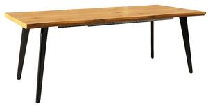 Rozkládací jídelní stůl Sego154, dub, 150-210x90cm