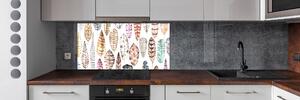 Panel do kuchyně Barevné pírka pksh-109950340