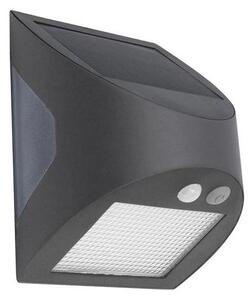 LED Solární nástěnné svítidlo se senzorem LED/3W/3,7V 1200 mAh IP54 antracit