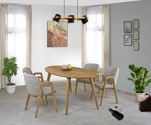 Moderní židle dub, barva čalounění Taupe