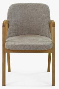 Moderní židle dub, barva čalounění Taupe
