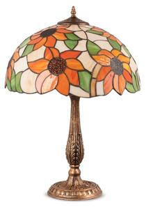 Brilagi - Tiffany vitrážová stolní lampa SUNFLOWER 2xE27/60W/230V
