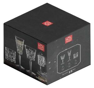 RCR ETNA SADA SKLENIC NA VÍNO, ŠAMPAŇSKÉ A WHISKY 18 KS