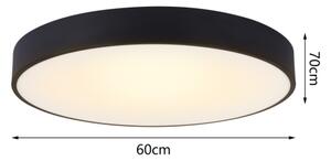 Immax NEO 07202L-LED Stmívatelné stropní svítidlo RONDATE 53W/230V černá Tuya+DO