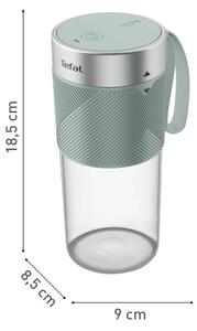 Tefal - Smoothie mixér BLENDFORCE 50W/5V mintová