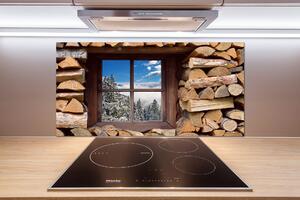 Panel do kuchyně Zima za oknem pksh-111665307