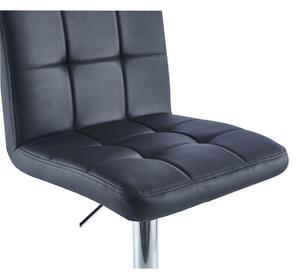 Židle barová barová židle černá kpl. 2ks Sa