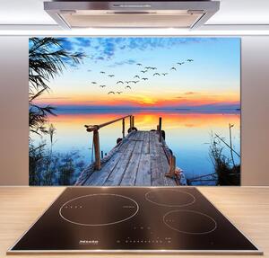 Panel do kuchyně Molo nad jezerem pksh-112226742
