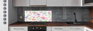 Panel do kuchyně Květinový vzor pksh-112274636
