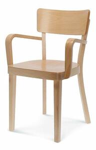 Fameg Masivní židle s područkami B-9449 bukový tvrdý sedák standard
