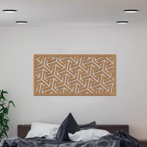 Dřevo života | Dekorační panel FLAKES | Rozměry (cm): 20x40 | Barva: Světlý dub