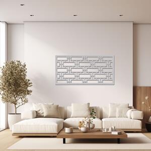 Dřevo života | Dřevěný dekorační panel LINES | Rozměry (cm): 20x40 | Barva: Šedá