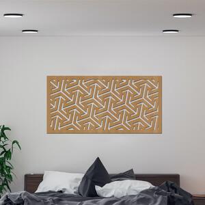 Dřevo života | Dekorační panel FLAKES | Rozměry (cm): 20x40 | Barva: Černá