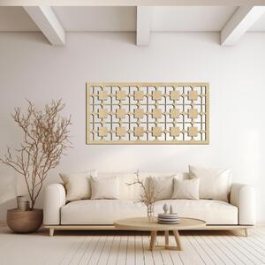 Dřevo života | Dřevěný dekorační panel na stěnu CROSS II | Rozměry (cm): 20x40 | Barva: Bílá