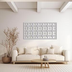 Dřevo života | Dřevěný dekorační panel na stěnu CROSS II | Rozměry (cm): 20x40 | Barva: Šedá