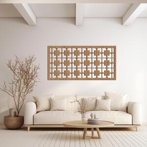 Dřevo života | Dřevěný dekorační panel na stěnu CROSS II | Rozměry (cm): 20x40 | Barva: Černá