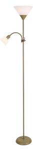 Brilagi - Stojací lampa ARIANA 1xE27/100W/230V + 1xE14/25W zlatá