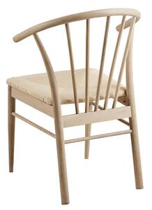 Židle Cassandra s područkami přírodní
