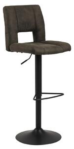 Židle barová Sylvia antracit/černá