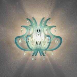 Slamp Medusa designové nástěnné světlo, modrá