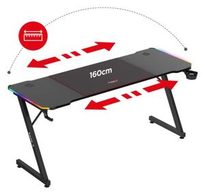 Herní stůl Hero 4.8 RGB černý