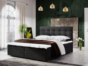 Moderní postel 180x200 STIG II s úložným prostorem - antracit