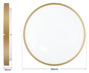 Brilagi - LED Stmívat. svítidlo GLASS POOL DOUBLE LED/80W/230V 60 cm zlatá + DO