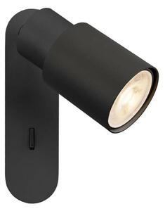 BIG WHITE SLV PURI 2.0 Tube nástěnné a stropní svítidlo, spínač, obdélníkový, 1x max. 6W GU10, černá 1008296