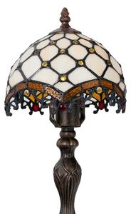 Brilagi - Tiffany vitrážová stolní lampa IVORY 1xE27/60W/230V