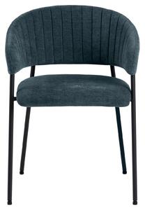 Židle Ann námořnická modrá/černá