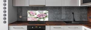 Skleněný panel do kuchynské linky Hortensie pksh-114208910
