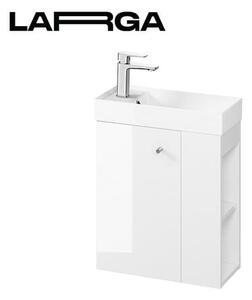 Koupelnová skříňka pod umyvadlo Cersanit LARGA 49,2x55,1x21,5 cm bílá lesk S932-110-DSM