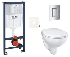 Závěsný wc set do lehkých stěn / předstěnová montáž GROHE Bau Ceramic SIKOGRSBAUSCP00