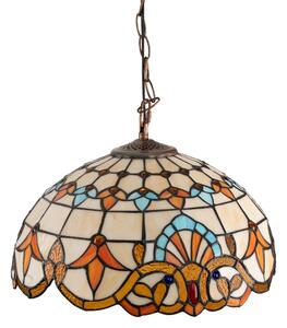 Brilagi - Tiffany vitrážový lustr na řetězu MIRABELLA 1xE27/60W/230V pr. 40 cm