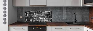Panel do kuchyně Menu v restauraci pksh-114628922