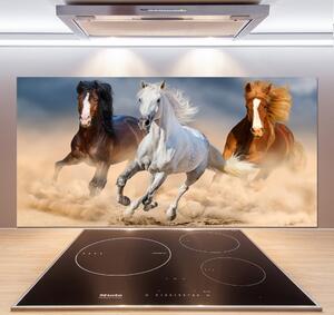 Panel do kuchyně Koně na poušti pksh-114734270