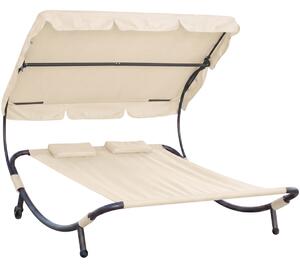 Relaxační lehátko pro 2 osoby Craftfield Bahama, béžová