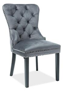 Židle Charlotte Velvet - Bluvel šedá