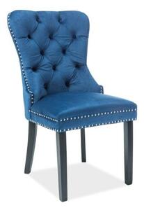 Židle Charlotte Velvet - tmavě modrá