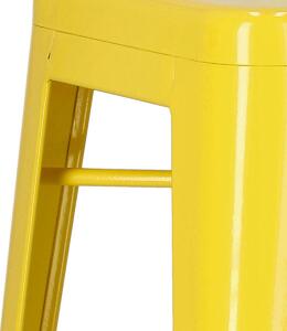 Barová židle Niort 66 cm žlutá