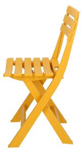 Skládací židle Komodo žlutá